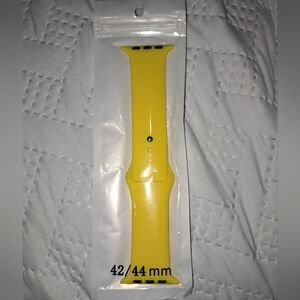 Yellow Silicone Smartwatch Band